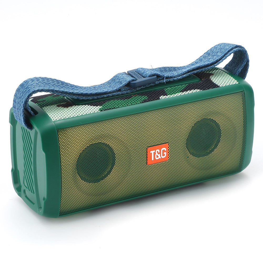 T&G TG345 Portable Rechargeable Bluetooth-compatible Speaker Outdoor Breathing Light Wireless Stereo Subwoofer