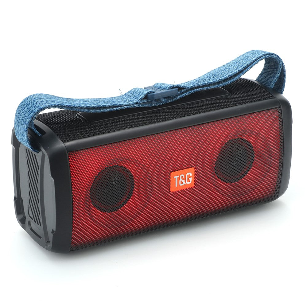 T&G TG345 Portable Rechargeable Bluetooth-compatible Speaker Outdoor Breathing Light Wireless Stereo Subwoofer