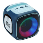T&G TG359 Mini Rechargeable Bluetooth-compatible Speaker Portable Outdoor Wireless Stereo Subwoofer with Breathing Light