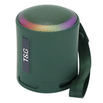 T&G TG373 LED Breathing Light Portable Bluetooth-compatible Speaker Outdoor Wireless Stereo Subwoofer