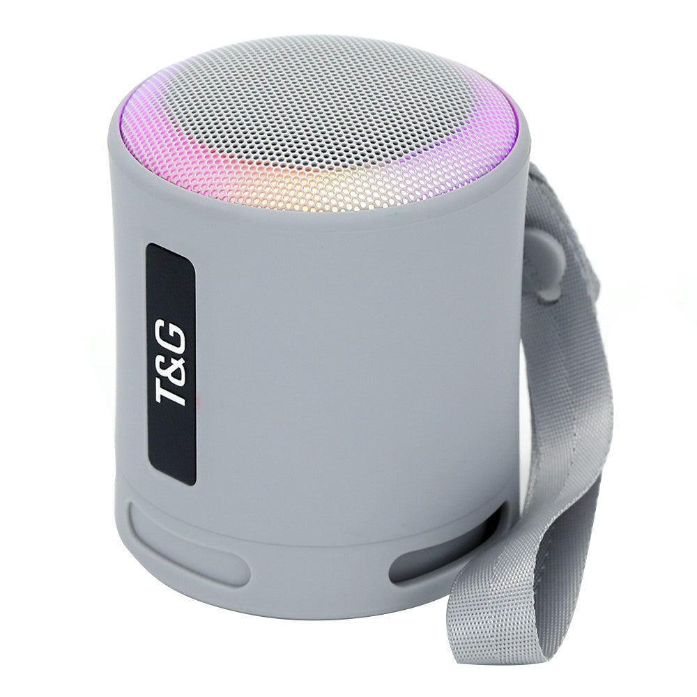 T&G TG373 LED Breathing Light Portable Bluetooth-compatible Speaker Outdoor Wireless Stereo Subwoofer