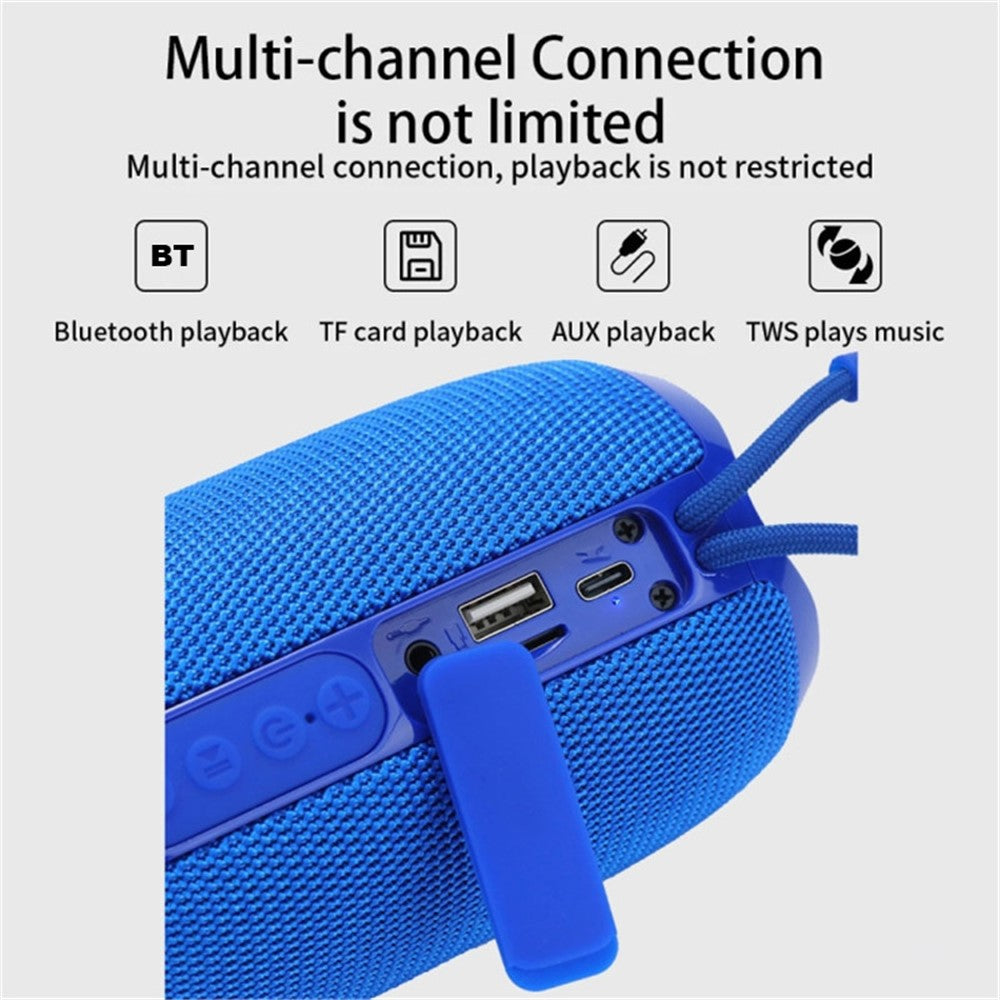 T&G TG653 TWS Bærbar Bluetooth-kompatibel Højttaler LED Lys Udendørs Trådløs Stereo Subwoofer