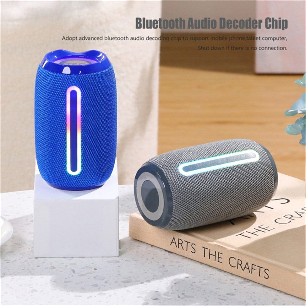 T&G TG653 TWS Bærbar Bluetooth-kompatibel Højttaler LED Lys Udendørs Trådløs Stereo Subwoofer