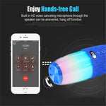 T&G TG644 5W TWS Portable Bluetooth-compatible 5.3 Music Speaker RGB Light Wireless Stereo Subwoofer