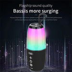 T&G TG644 5W TWS Portable Bluetooth-compatible 5.3 Music Speaker RGB Light Wireless Stereo Subwoofer