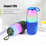 T&G TG644 5W TWS Portable Bluetooth-compatible 5.3 Music Speaker RGB Light Wireless Stereo Subwoofer