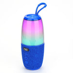 T&G TG644 5W TWS Portable Bluetooth-compatible 5.3 Music Speaker RGB Light Wireless Stereo Subwoofer