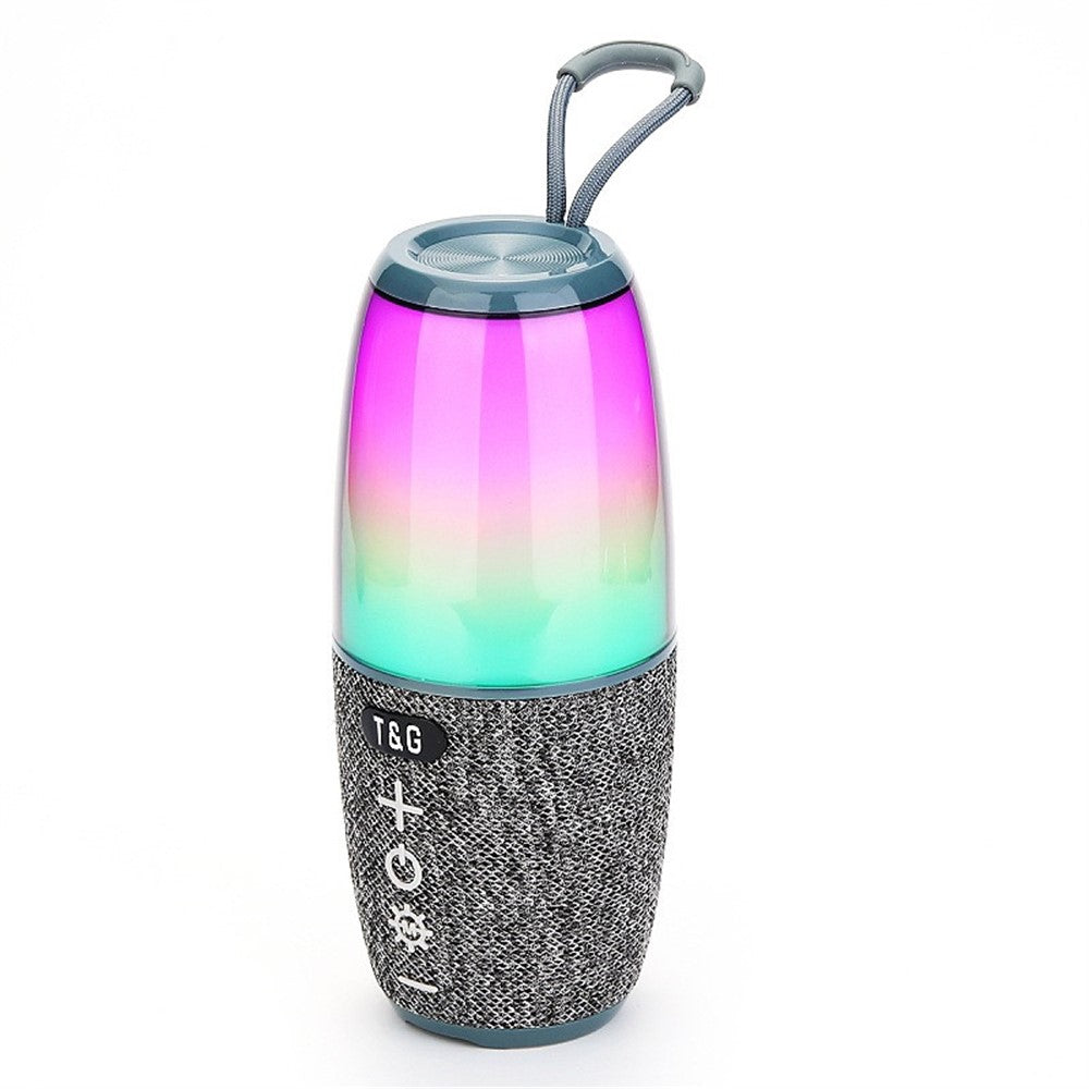 T&G TG644 5W TWS Portable Bluetooth-compatible 5.3 Music Speaker RGB Light Wireless Stereo Subwoofer