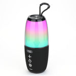 T&G TG644 5W TWS Portable Bluetooth-compatible 5.3 Music Speaker RGB Light Wireless Stereo Subwoofer