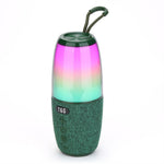 T&G TG644 5W TWS Portable Bluetooth-compatible 5.3 Music Speaker RGB Light Wireless Stereo Subwoofer
