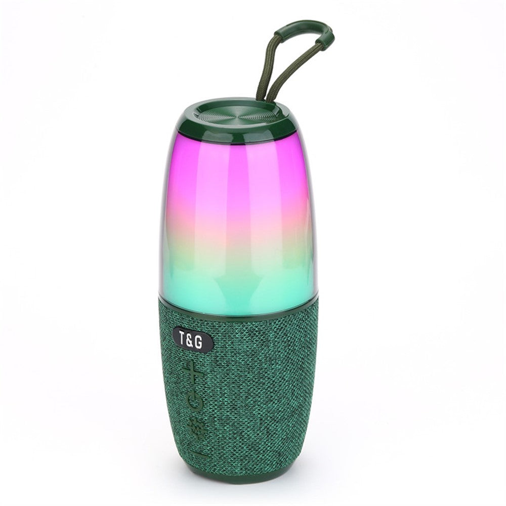 T&G TG644 5W TWS Portable Bluetooth-compatible 5.3 Music Speaker RGB Light Wireless Stereo Subwoofer
