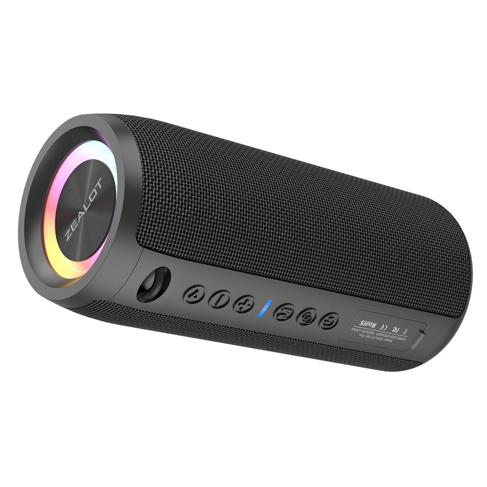 ZEALOT S51Pro 40W Bluetooth-kompatibel højttaler IPX5 Vandtæt 3D Stereobas Bærbar højttaler med snor