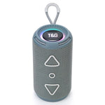 T&G TG656 RGB Light Portable Sound Column Bluetooth-compatible Speaker for Outdoor Sports