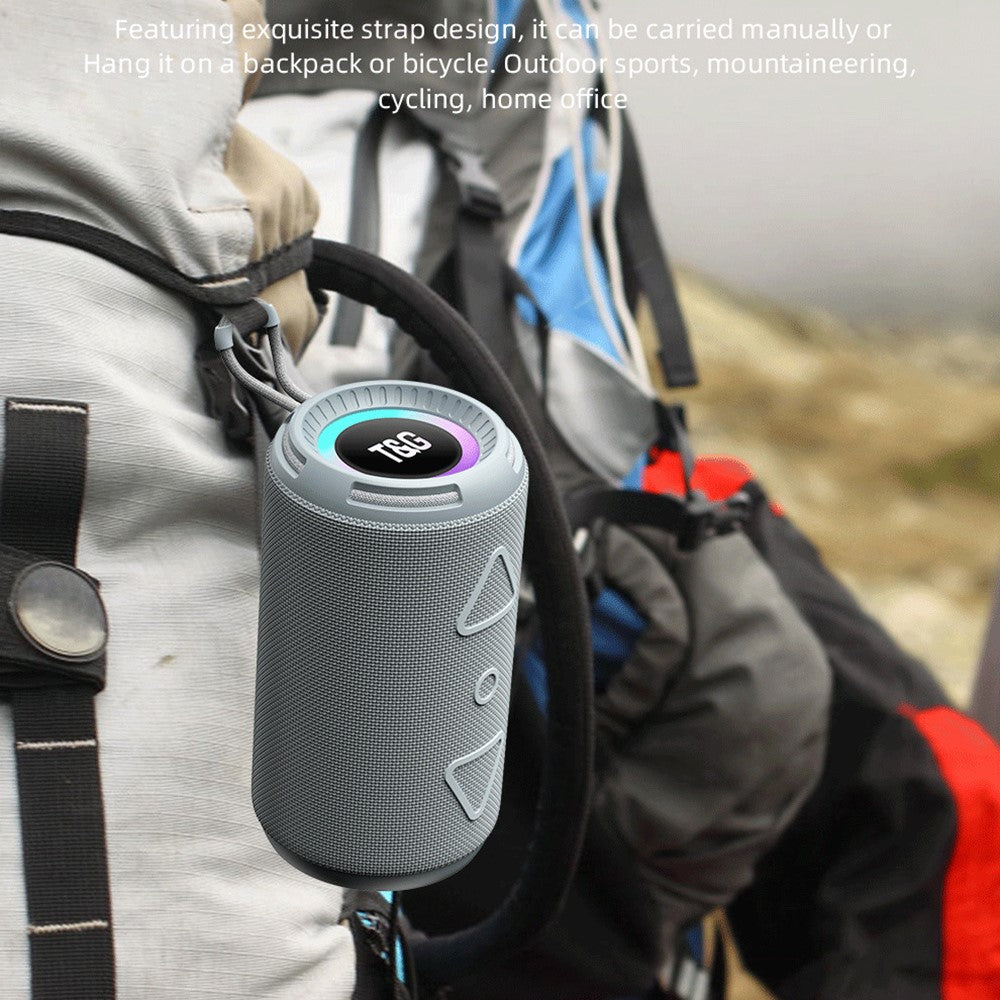 T&G TG656 RGB Light Portable Sound Column Bluetooth-compatible Speaker for Outdoor Sports