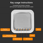 Bluetooth-compatible Audio Speaker HiFi Portable Mini Speaker Subwoofer Supports Touch Control Lights / TF Card