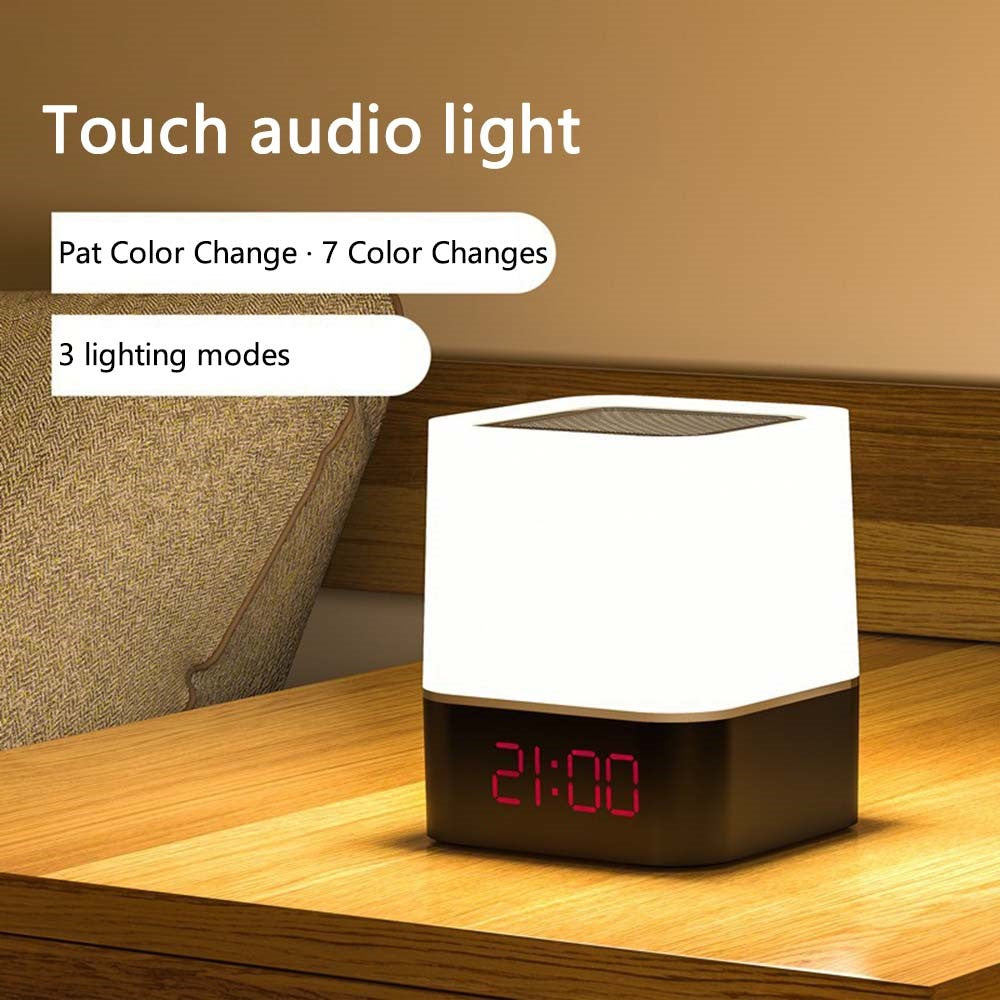 Bluetooth-compatible Audio Speaker HiFi Portable Mini Speaker Subwoofer Supports Touch Control Lights / TF Card