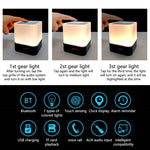 Bluetooth-compatible Audio Speaker HiFi Portable Mini Speaker Subwoofer Supports Touch Control Lights / TF Card