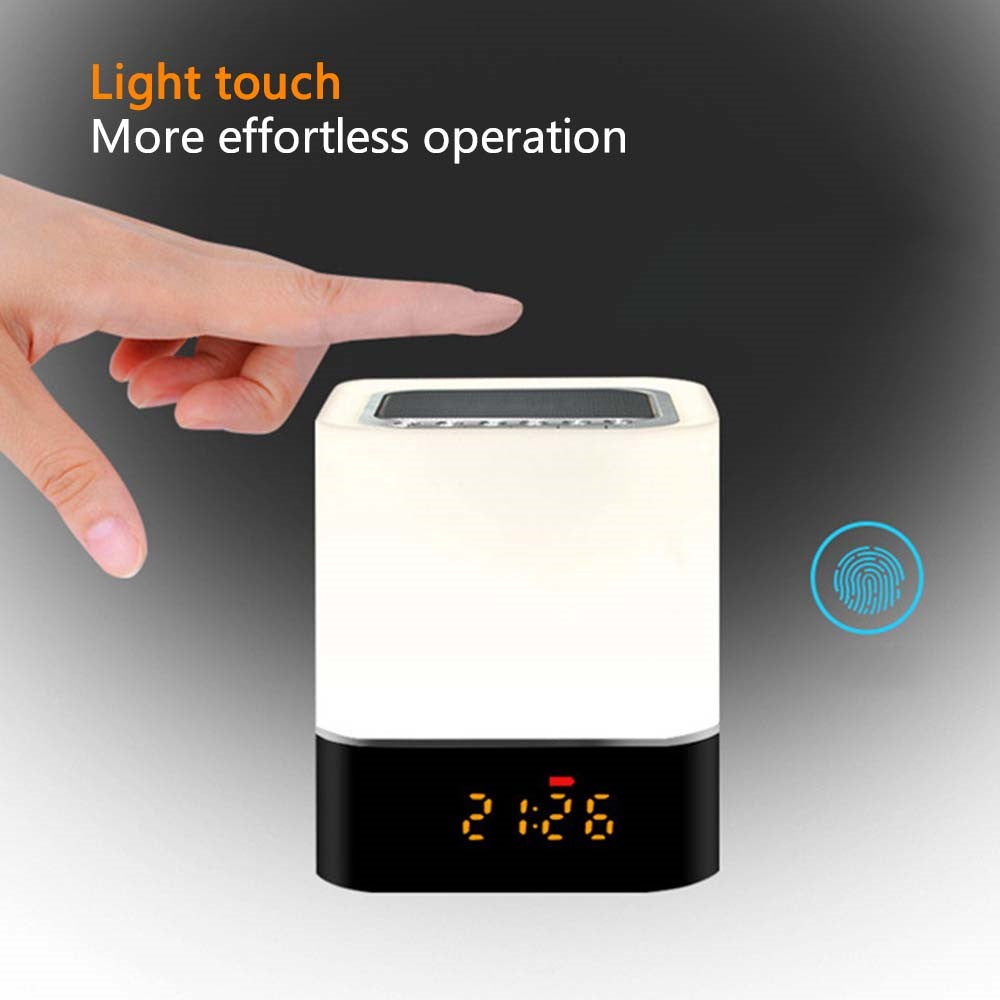 Bluetooth-compatible Audio Speaker HiFi Portable Mini Speaker Subwoofer Supports Touch Control Lights / TF Card