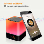 Bluetooth-compatible Audio Speaker HiFi Portable Mini Speaker Subwoofer Supports Touch Control Lights / TF Card