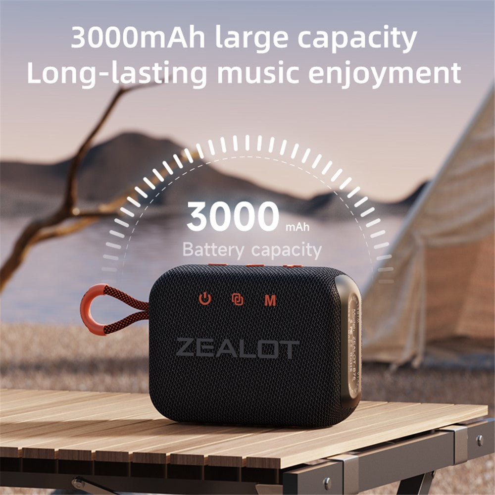 ZEALOT S75 Bærbar Bluetooth-kompatibel Højttaler IPX6 Vandtæt Ægte Trådløs Stereo Subwoofer