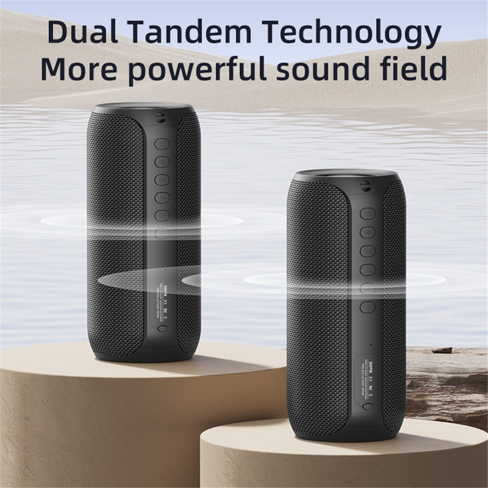 ZEALOT S32MAX 20W Bærbar Bluetooth-kompatibel Højttaler IPX5 Vandtæt Udendørs Subwoofer (CE Certificeret)