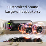ZEALOT S32MAX 20W Bærbar Bluetooth-kompatibel Højttaler IPX5 Vandtæt Udendørs Subwoofer (CE Certificeret)