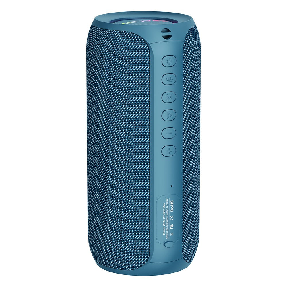 ZEALOT S32MAX 20W Bærbar Bluetooth-kompatibel Højttaler IPX5 Vandtæt Udendørs Subwoofer (CE Certificeret)