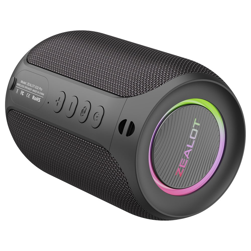 ZEALOT S32PRO 15W High Power Bluetooth-compatible Speaker HiFi Sound Wireless Subwoofer (CE Certified)