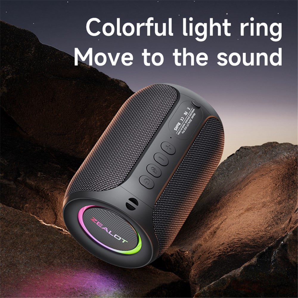 ZEALOT S32PRO 15W High Power Bluetooth-compatible Speaker HiFi Sound Wireless Subwoofer (CE Certified)
