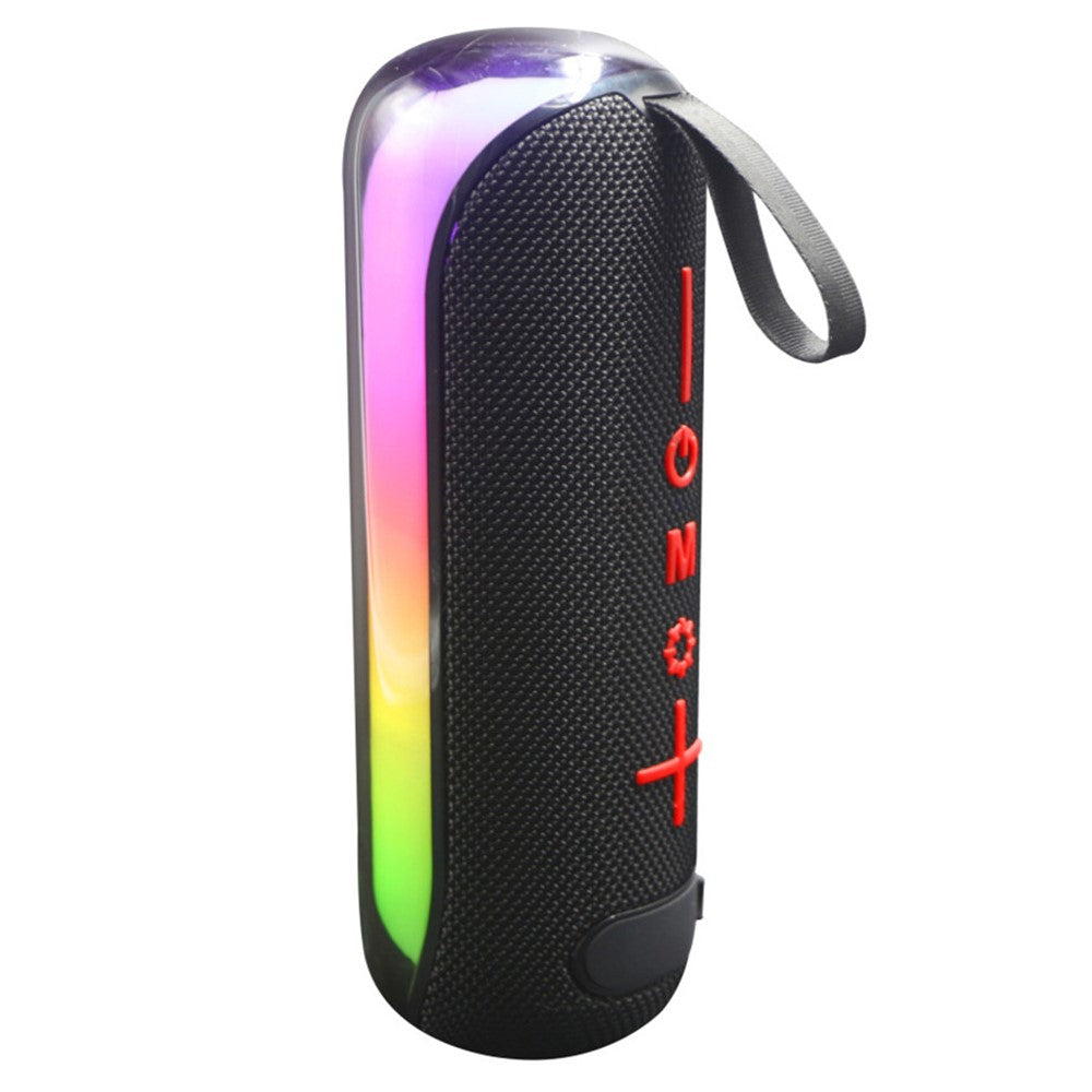 T&G TG-384 Mini Bærbar Bluetooth-kompatibel Højttaler RGB Lys Trådløs Musik Subwoofer Understøtter TF / USB-disk
