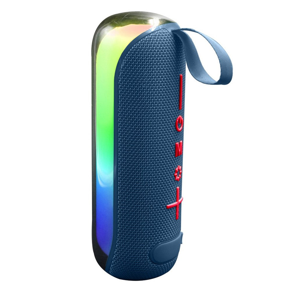 T&G TG-384 Mini Bærbar Bluetooth-kompatibel Højttaler RGB Lys Trådløs Musik Subwoofer Understøtter TF / USB-disk