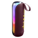 T&G TG-384 Mini Bærbar Bluetooth-kompatibel Højttaler RGB Lys Trådløs Musik Subwoofer Understøtter TF / USB-disk