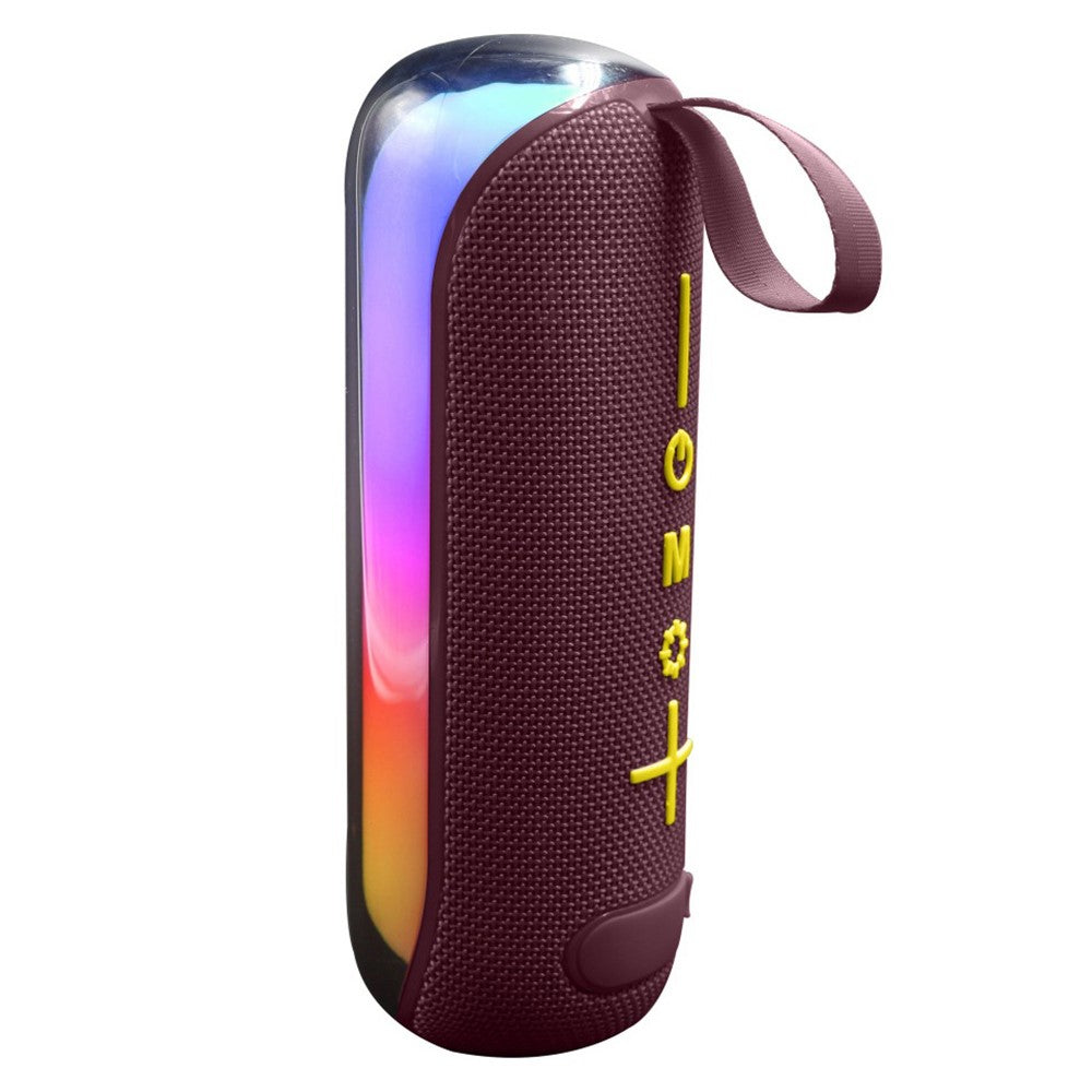 T&G TG-384 Mini Bærbar Bluetooth-kompatibel Højttaler RGB Lys Trådløs Musik Subwoofer Understøtter TF / USB-disk