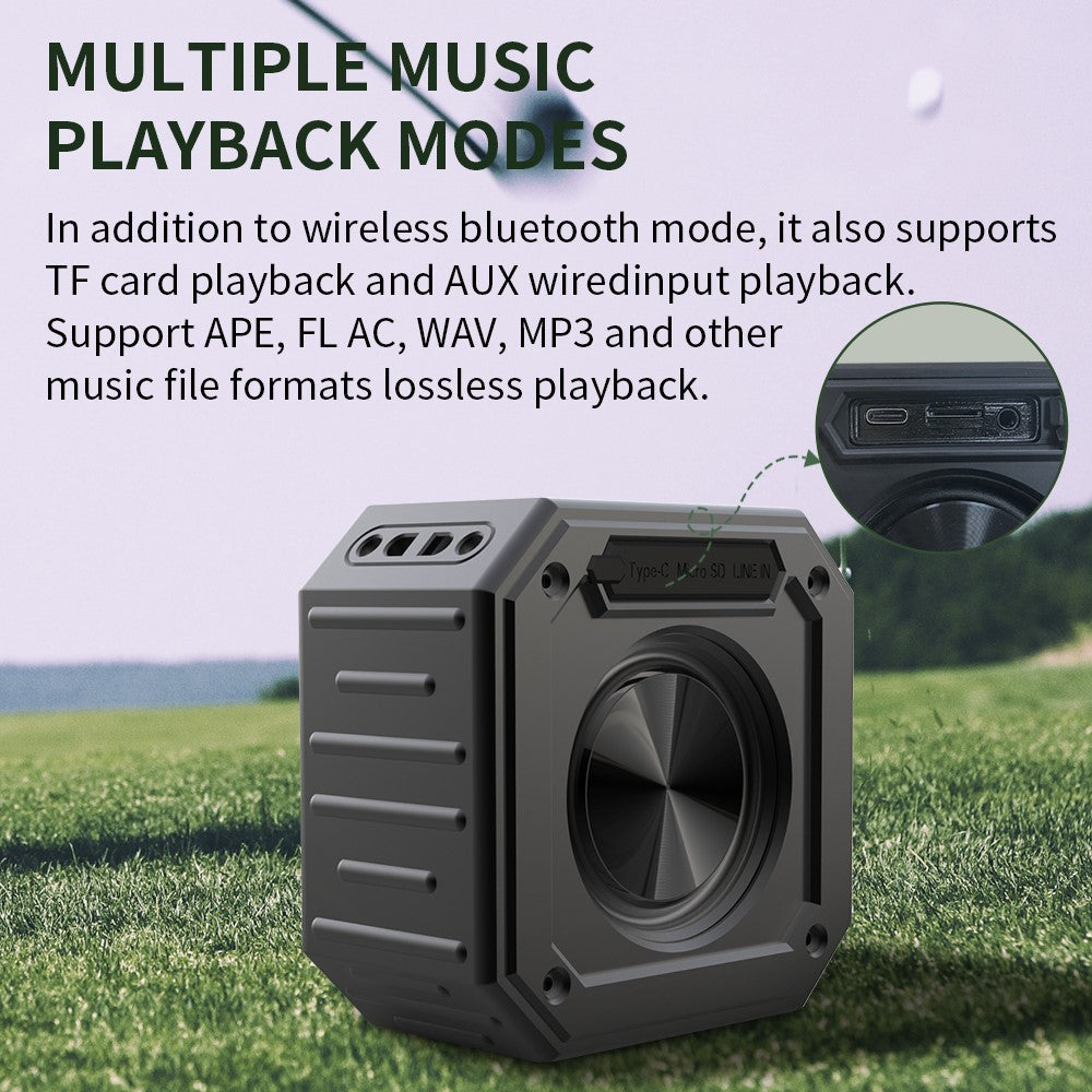 CYBORIS X1S Magnetisk Bluetooth-kompatibel Højttaler til Golfvogn Vandtæt Subwoofer Indbygget Mikrofon