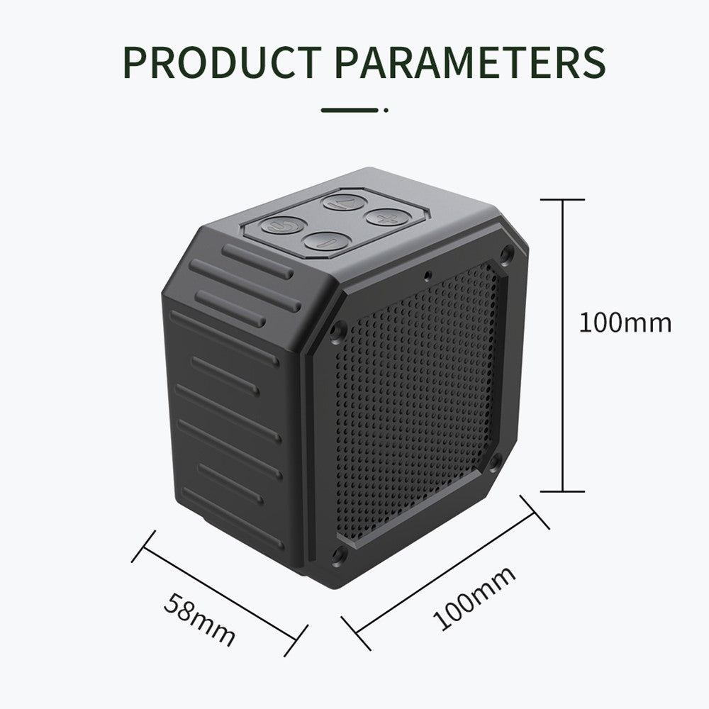 CYBORIS X1S Magnetisk Bluetooth-kompatibel Højttaler til Golfvogn Vandtæt Subwoofer Indbygget Mikrofon
