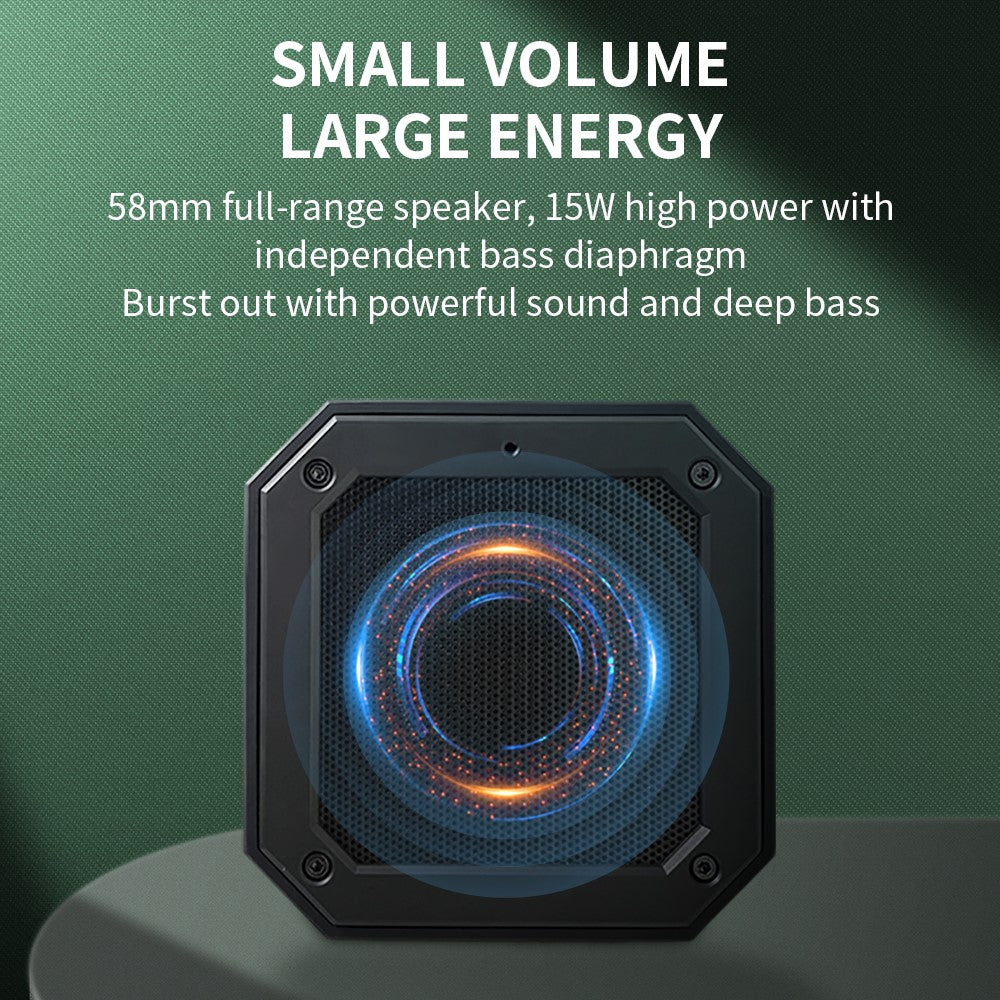 CYBORIS X1S Magnetisk Bluetooth-kompatibel Højttaler til Golfvogn Vandtæt Subwoofer Indbygget Mikrofon