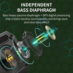 CYBORIS X1S Magnetisk Bluetooth-kompatibel Højttaler til Golfvogn Vandtæt Subwoofer Indbygget Mikrofon