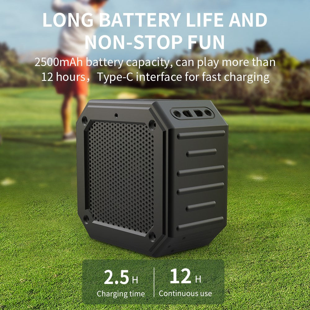 CYBORIS X1S Magnetisk Bluetooth-kompatibel Højttaler til Golfvogn Vandtæt Subwoofer Indbygget Mikrofon