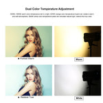 PULUZ PU3061 220V 120W LED Photographic Light Dual Color Temperature Photo Studio Fill Light with Remote Control