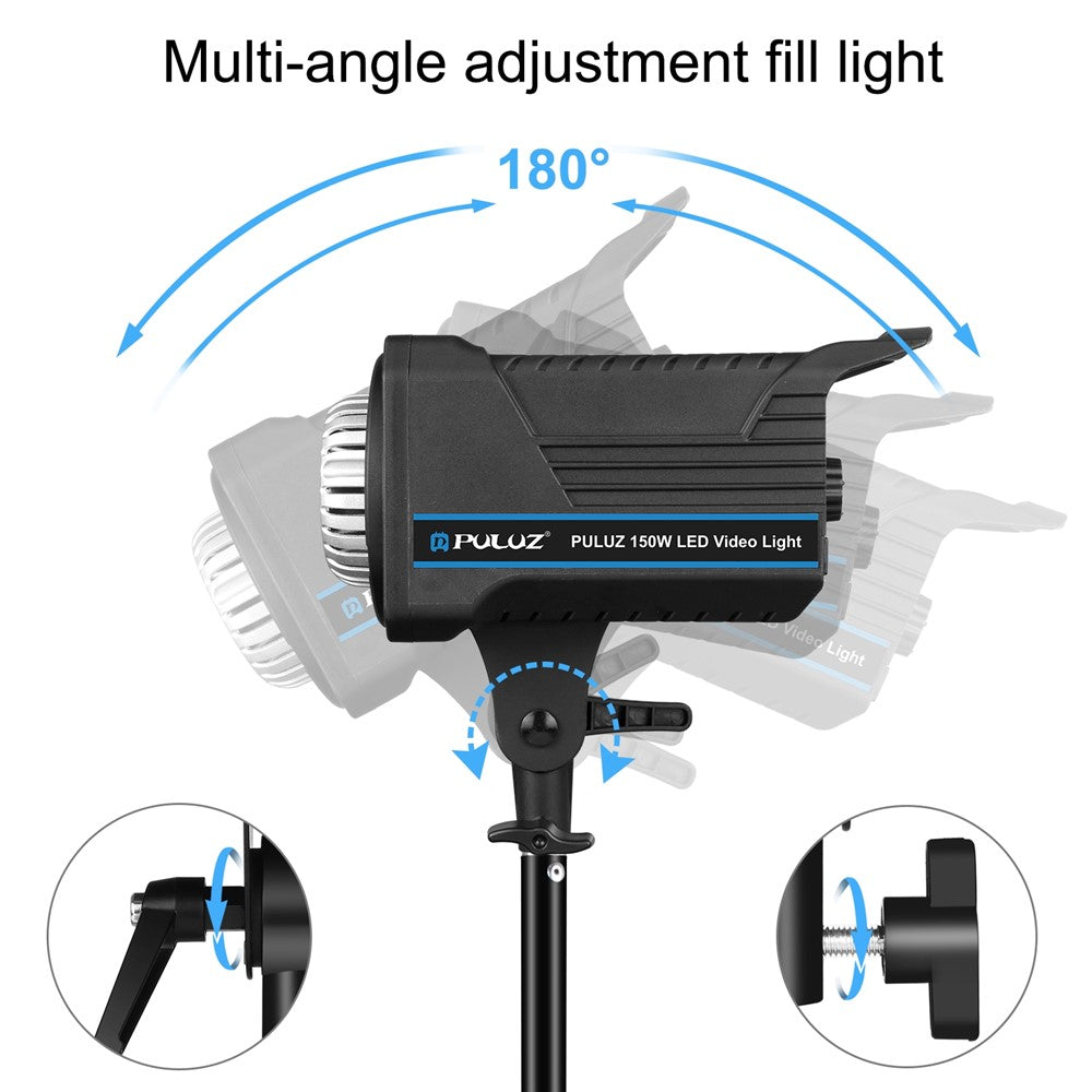PULUZ PU3061 220V 120W LED Photographic Light Dual Color Temperature Photo Studio Fill Light with Remote Control