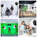 PULUZ PU3061 220V 120W LED Photographic Light Dual Color Temperature Photo Studio Fill Light with Remote Control