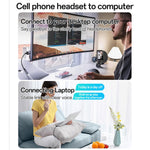 YESIDO YAU46 15 cm USB til 3,5 mm Plug and Play lydadapterkabel understøtter stemmeopkald