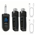K1 Wired to Wireless Microphone Converter for Handheld Dynamic Mic, 2 Transmitters + 1 Receiver