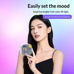 YONGEER TV-10RGB Mini RGB Fill Light 2500K-9900K Magnetic Adjustable LED Video Light for Photography