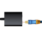 15cm Digital SPDIF Optical Audio Splitter 1 Input 2 Output 2 Way Toslink Splitter Adapter Cable Hub for CD DVD