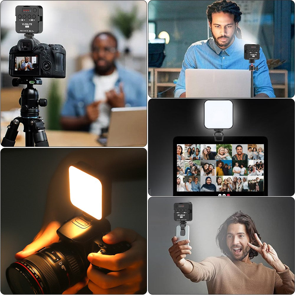 VLOGLITE T64 Portable Cell Phone Video Fill Light Photography Beauty Light Small LED Fill Light