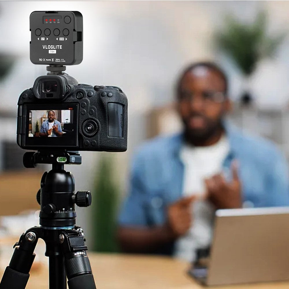 VLOGLITE T64 Portable Cell Phone Video Fill Light Photography Beauty Light Small LED Fill Light