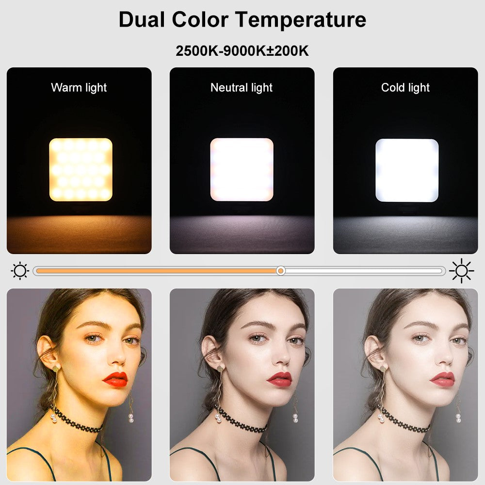 VLOGLITE T64 Portable Cell Phone Video Fill Light Photography Beauty Light Small LED Fill Light