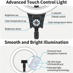 JMARY FM-12R 12-inch Video Recording Ring Light Photography LED Fill Light