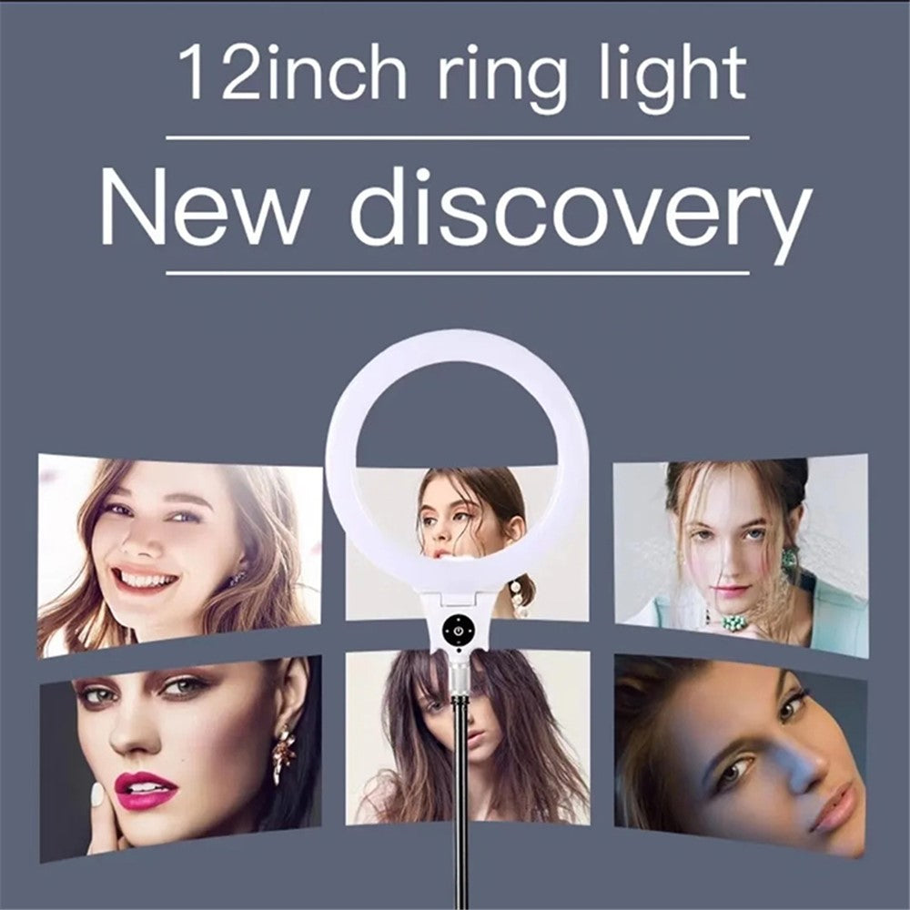 JMARY FM-12R 12-inch Video Recording Ring Light Photography LED Fill Light
